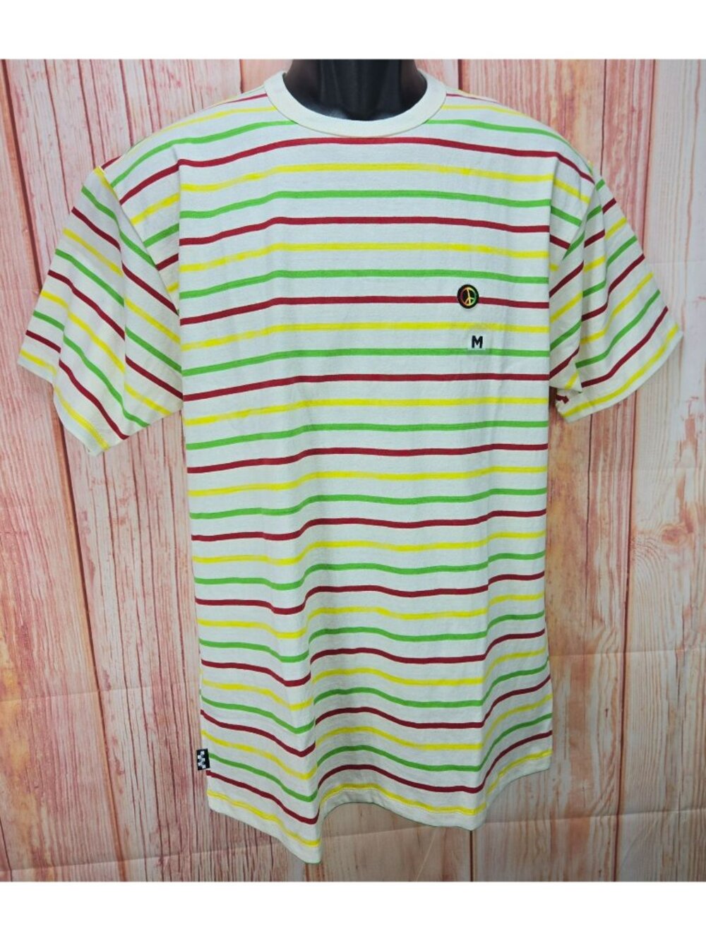 Vans x Tyson Peterson Striped T-Shirt Size Medium NWT